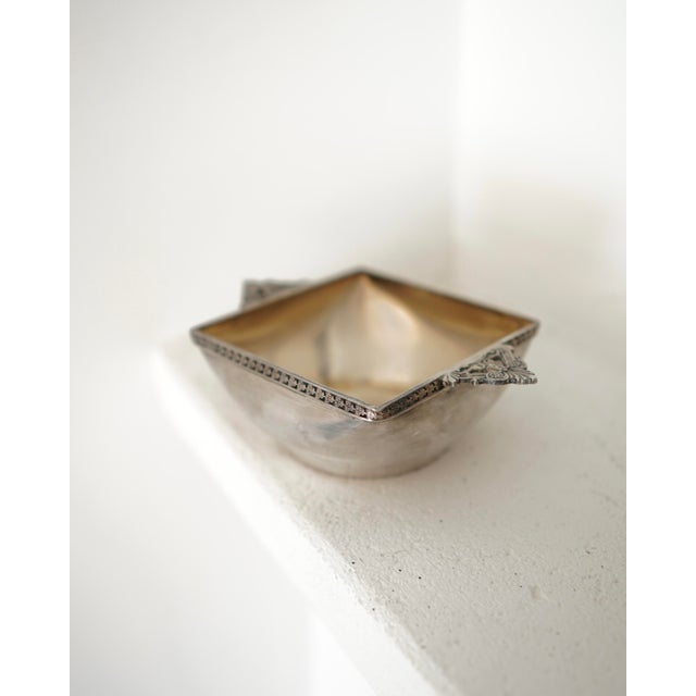 Art Deco Square Pocket Ashtray in Silver Metal from Km, 1930s For Sale - Image 18 of 18