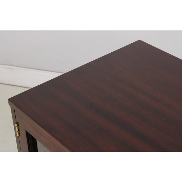 Henkel Harris Mahogany Asian Style Media Cabinet For Sale - Image 9 of 13