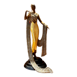 1980s Erté “Je L’aime” Limited Edition Bronze Sculpture, Signed, 364/500