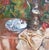 1980s Roses Still Life Painting by Vitaly Reunov For Sale - Image 4 of 6
