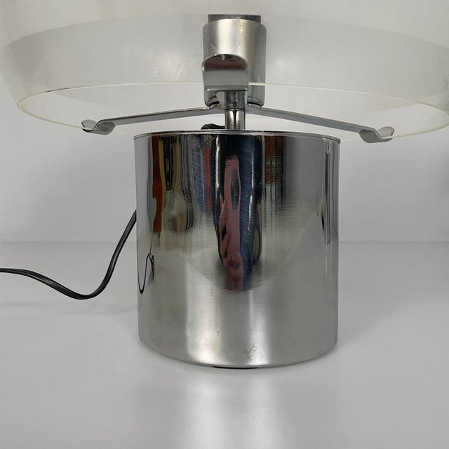 Mid-Century Modern Italian LTA6 Porcino Table Lamps attributed to Luigi Caccia Dominioni for Azucena, 1960s, Set of 2 For Sale - Image 11 of 15