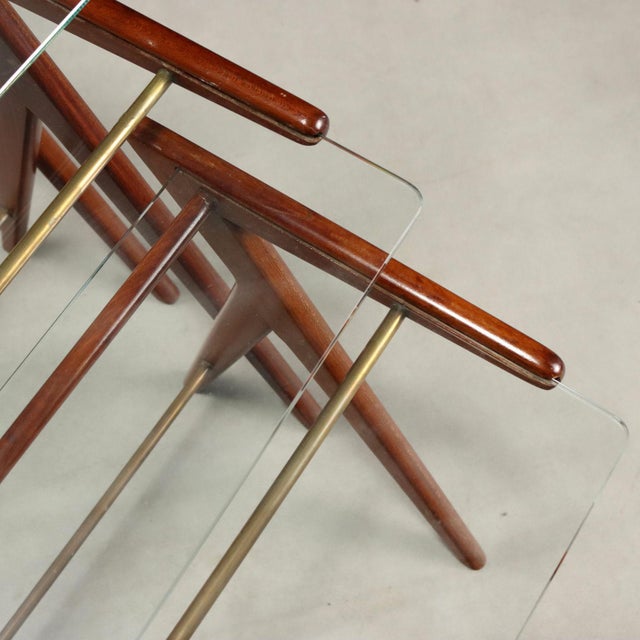 Nesting Coffee Tables, 1950s, Set of 3 For Sale - Image 4 of 11