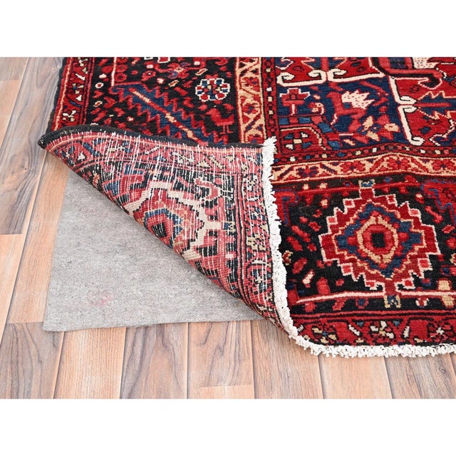 Textile 1960 Red Vintage Bohemian Persian Rug For Sale - Image 7 of 12