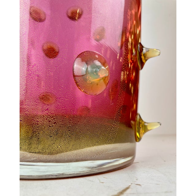 Thorn Spikes Murano Glass Vase by Pino Signoretto, Italy, 1990s For Sale - Image 15 of 18