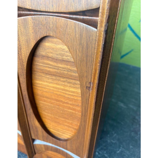 Late 20th Century Brutalist Tabago Two-Piece China Cabinet For Sale - Image 5 of 13