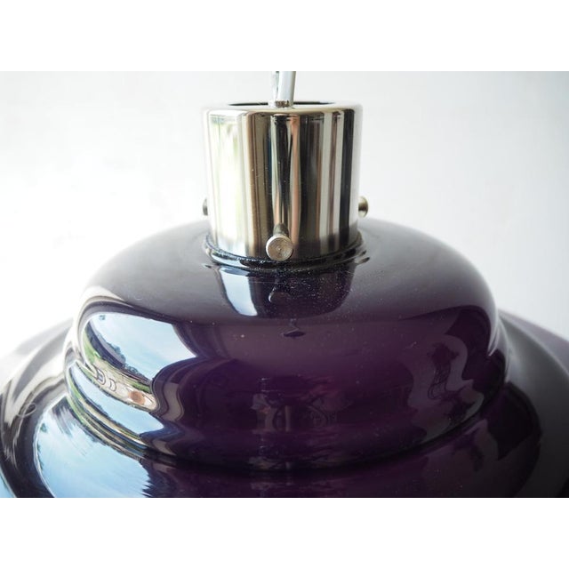 Metal Vintage Glass Pendatns, Europe, 1960s, Set of 10 For Sale - Image 7 of 14