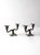 Early 20th Century Antique Art Nouveau Double Candlestick Holders Pair For Sale - Image 5 of 11