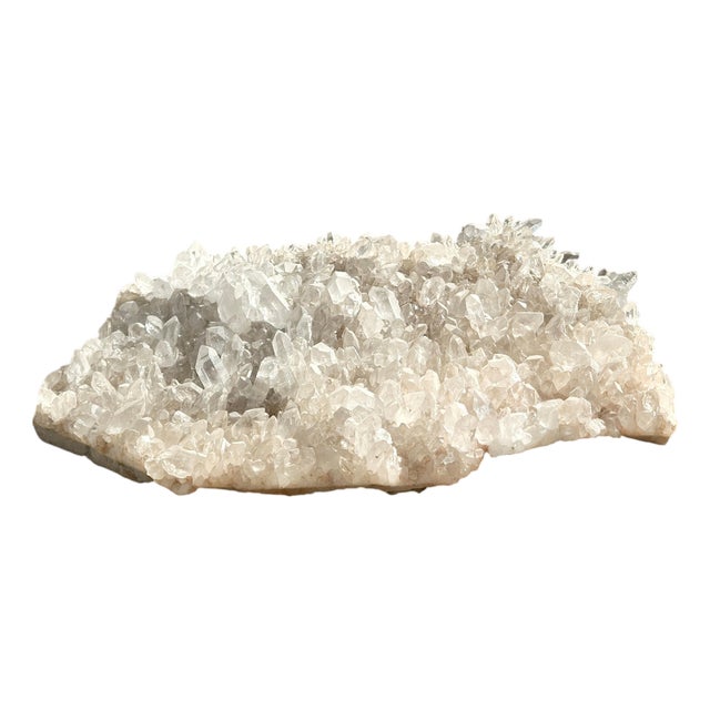 Large Brazilian Quartz Crystal Cluster Specimen For Sale