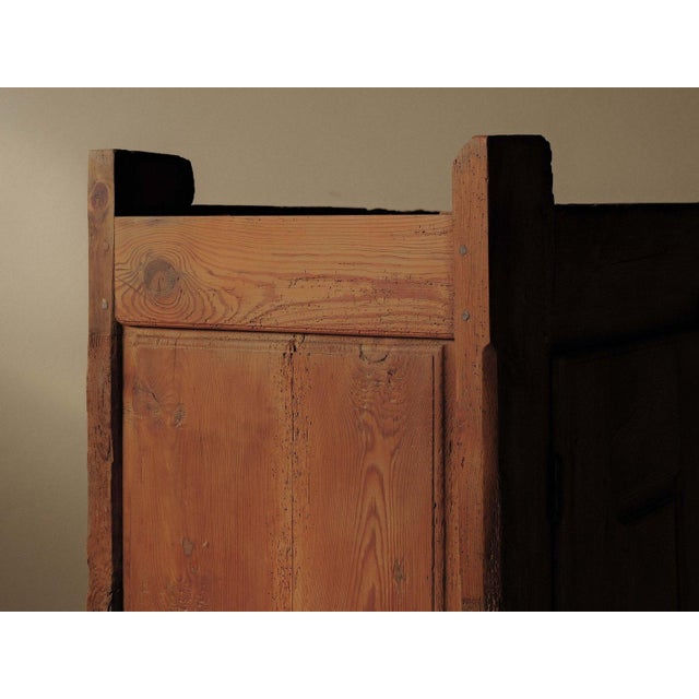 19th Century Folk Art Cabinet in Pine, France For Sale - Image 10 of 18