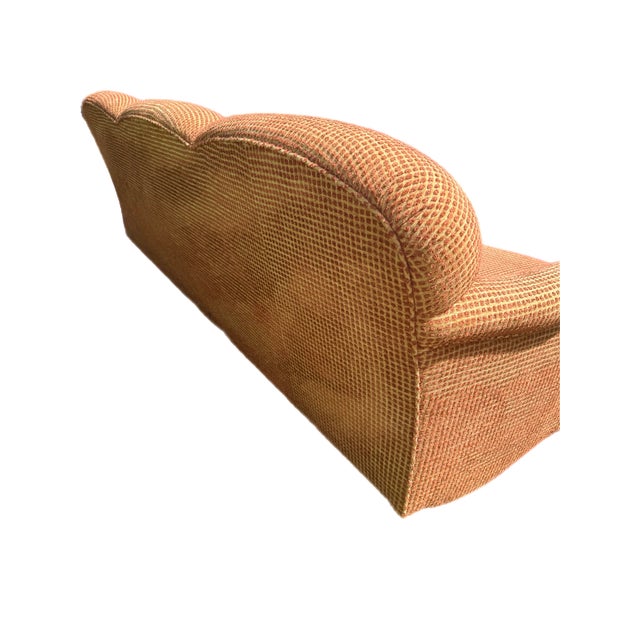 Custom Upholstered Chesterfield Sofa With Goose Down Cushions For Sale - Image 10 of 10