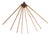 Antique Folding Wooden Wall Drying Rack For Sale