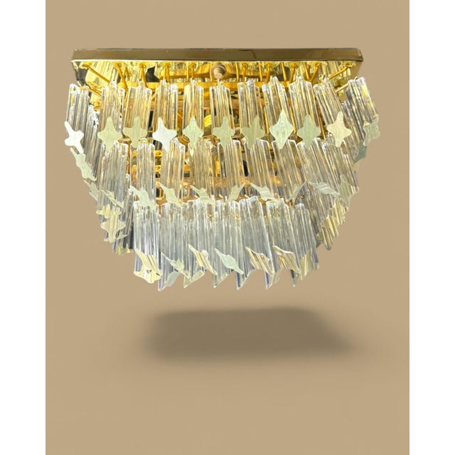 Murano italian ceiling lamp – novaresi ch serie, 1970s vintage murano italian ceiling lamp from the novaresi ch serie,...