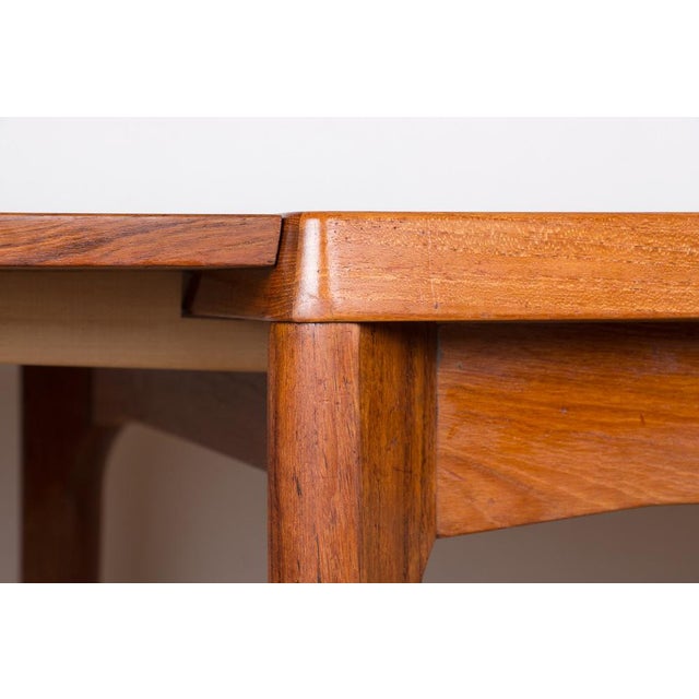Danish Dining Table in Teak by Henning Kjaernulf for Vejle Stole, 1960s For Sale - Image 4 of 18