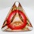 1960s Vintage Italian Triangular Ashtray in Murano Glass, 1960s For Sale - Image 5 of 7