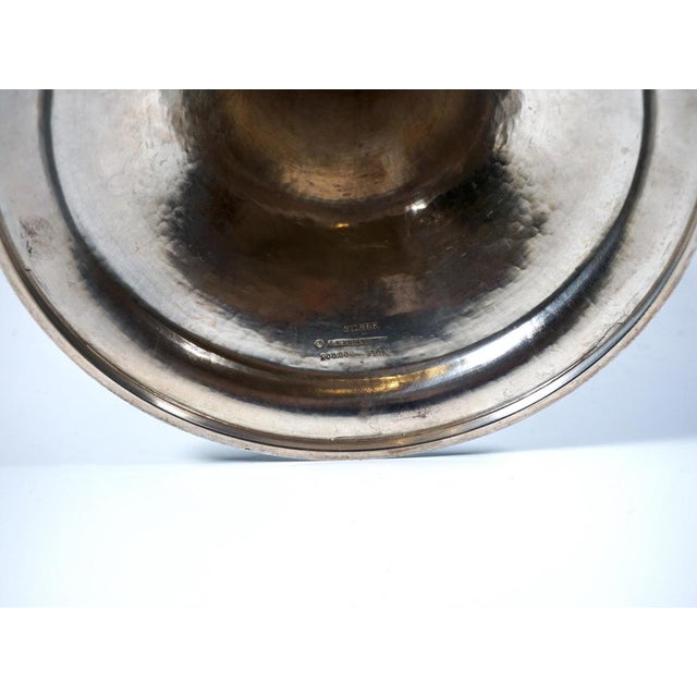 Art Nouveau 6-Flame Silver Candelabra attributed to J.C. Klinkosch, Vienna, 1900s, Set of 2 For Sale - Image 9 of 11