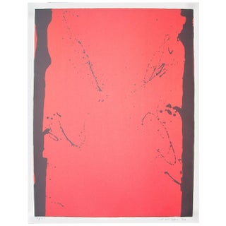 Emerson Woelffer Lithograph, 50/50 Signed, Dated, Unframed, Modern 74 For Sale