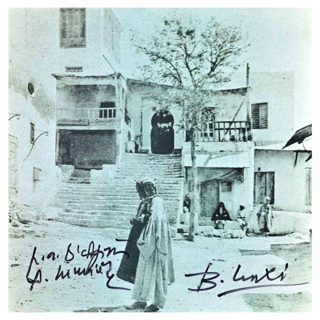 Bettino Craxi, Tunisian View, Original Photolithograph, 1990s For Sale