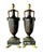 Early 19th Century French Neoclassical Patinated Bronze and Marble Urn Vases, a Pair For Sale - Image 5 of 16