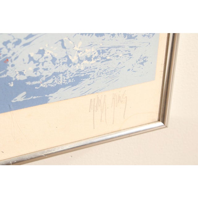 Mark King Limited Edition Framed Print, Downhill Skier For Sale - Image 11 of 12