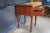 Antique 19th Century Early American Primitive Cherry Accent Table Nightstand For Sale - Image 4 of 12