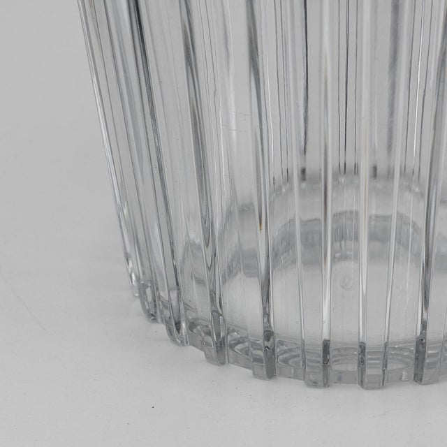 French Silver-Plated & Baccarat Glass Wine Cooler ,1960s For Sale - Image 6 of 14