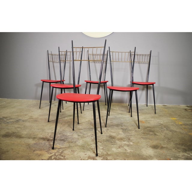 Chairs Set, Set of 6, 1950s For Sale - Image 18 of 18