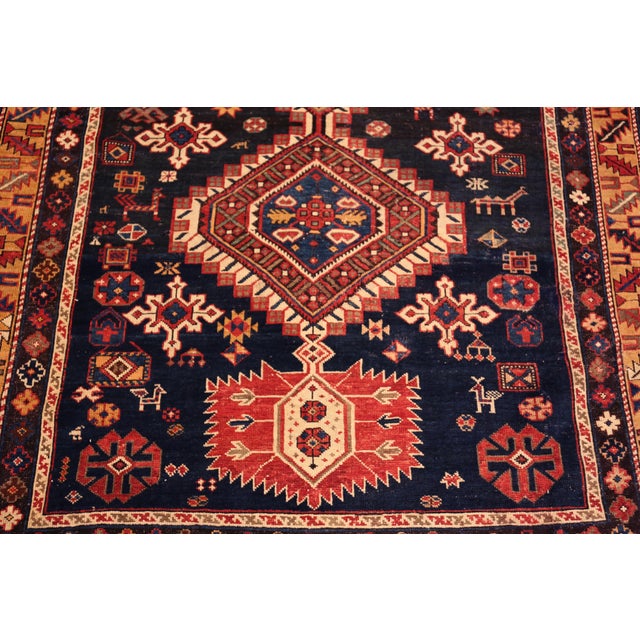 Nazmiyal Collection Antique 19th Century Caucasian Shirvan Rug For Sale In New York - Image 6 of 10