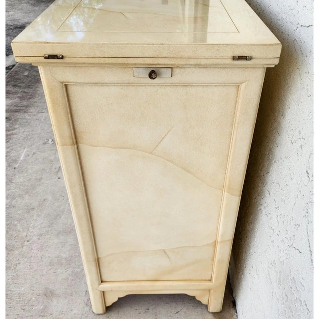 Beige Henredon Bar Buffet Asian For Sale - Image 8 of 17