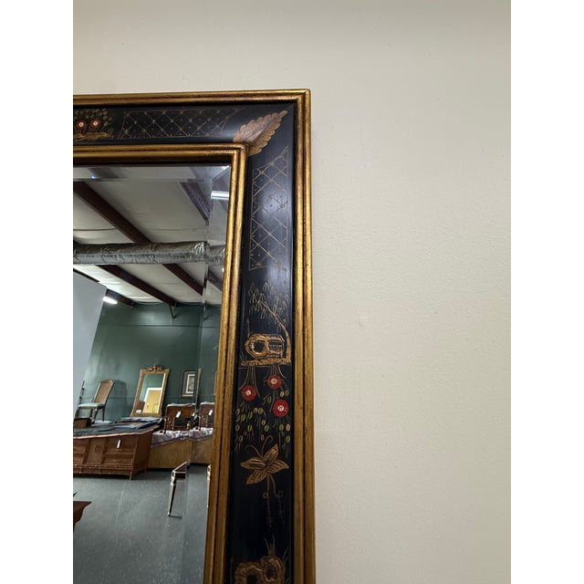 Wood Vintage Friedman Brothers Chinoiserie Wall Mirror For Sale - Image 7 of 12