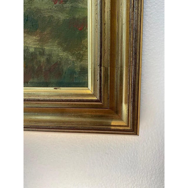 Morini Zolfanelli, Near Jussy, Switzerland, Oil on Wood, 1993 For Sale - Image 4 of 10