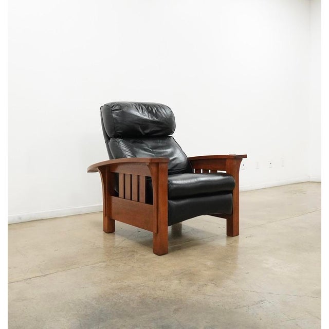Stickley Stickley Bustle Back Bow Arm Morris Recliner For Sale - Image 4 of 16