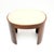 Mid-Century Modern Art Deco Burr Walnut and Leather Stool, 1930 For Sale - Image 3 of 9