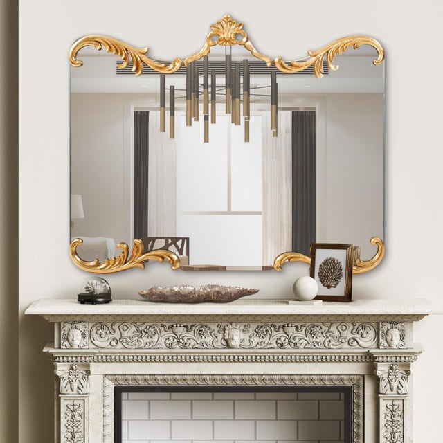 St. James Gold Gilded Mirror For Sale - Image 9 of 10