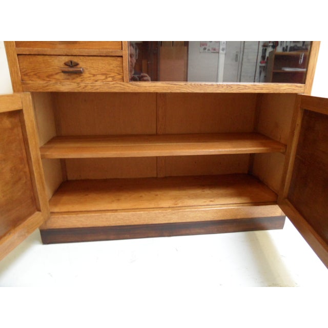 Art Deco Oak Sideboard, 1920s For Sale - Image 6 of 11