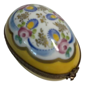 1980s Vintage Limoges Pv Egg Box