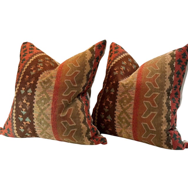 American Ralph Lauren Style Pillows - A Pair For Sale - Image 3 of 9