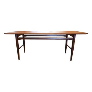 Vintage Coffee Table in Teak and Walnut from HMB Rörvik, 1960 For Sale
