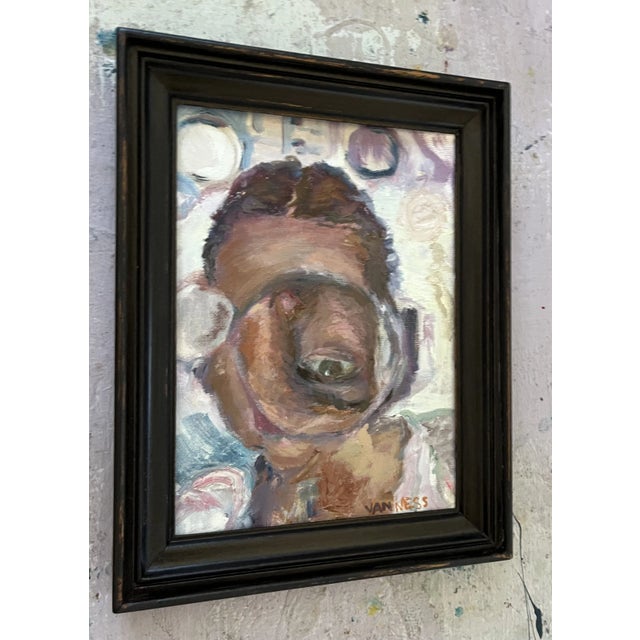 The Looking Glass, Original Oil Painting, by Van Ness For Sale - Image 9 of 9