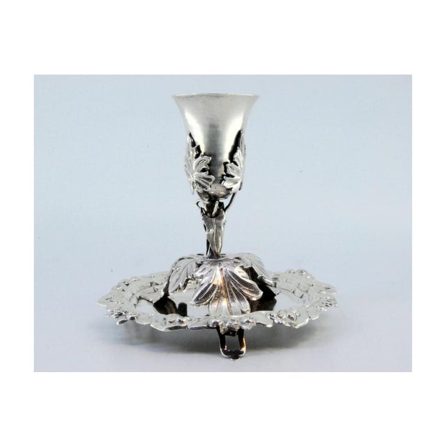 Silver Toothpick Holder with Chalice For Sale - Image 5 of 8
