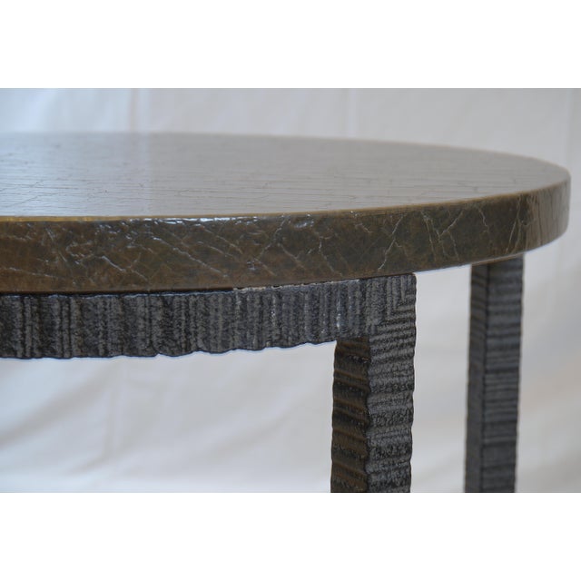 Gregorius Pineo Triola Hand-Forged Iron Base Table For Sale In New York - Image 6 of 10