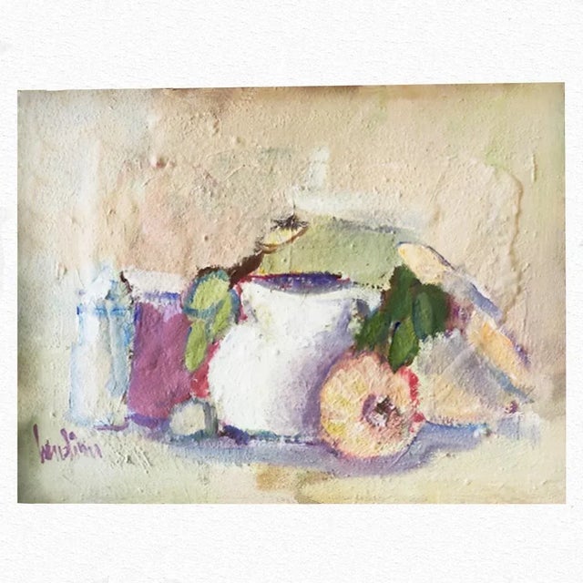 1960s Still Life Painting by Alberto Candian For Sale - Image 5 of 5