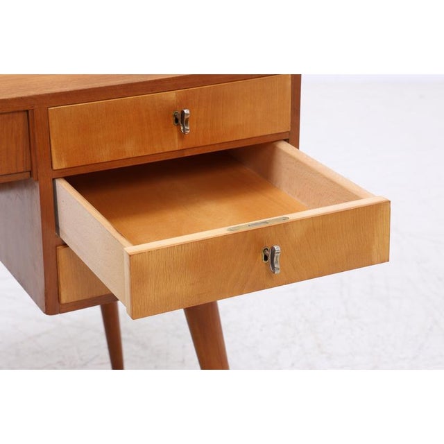 Vintage Desk with 4 Drawers and 2 Doors For Sale - Image 11 of 18