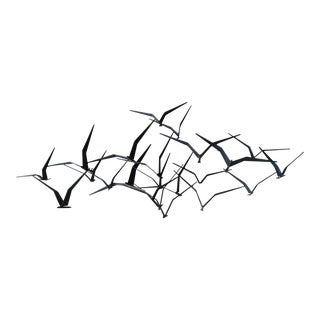 "Birds in Flight" Wall Sculpture by Curtis Jere, 1972 For Sale