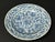 Late 20th Century Chinese Art Porcelain BLue and White Plate With Floral Design For Sale In New York - Image 6 of 8