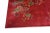 Ruby Red 1930s Lovely Floral and Inspires Joy With Ruby Red Color Chinese Art Deco Rug For Sale - Image 8 of 9