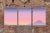 Paint 2024, Minimal Landscape Triptych of Mount Fuji Sunset, Giclée Print on Paper by Cyd Fontaine For Sale - Image 7 of 11