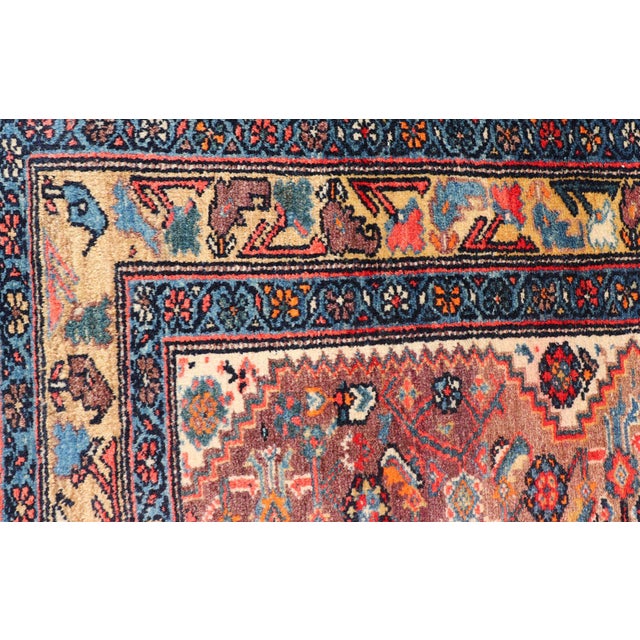 Antique Persian Fine Persian Malayer All-Over Design 3'9 X 8'0 For Sale - Image 11 of 13