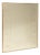 Decorative Mirror with Silk-Screened Designs and Brass Frame, 1940s For Sale