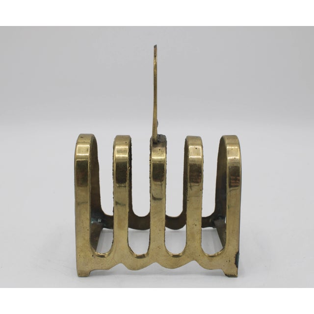 Vintage English Traditional Brass Duck Letter Rack For Sale - Image 4 of 8