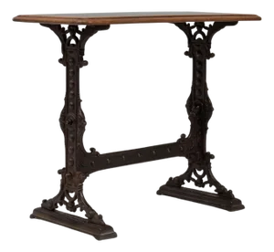 1900s English Cast Iron Pub Table By Gaskell & Chambers